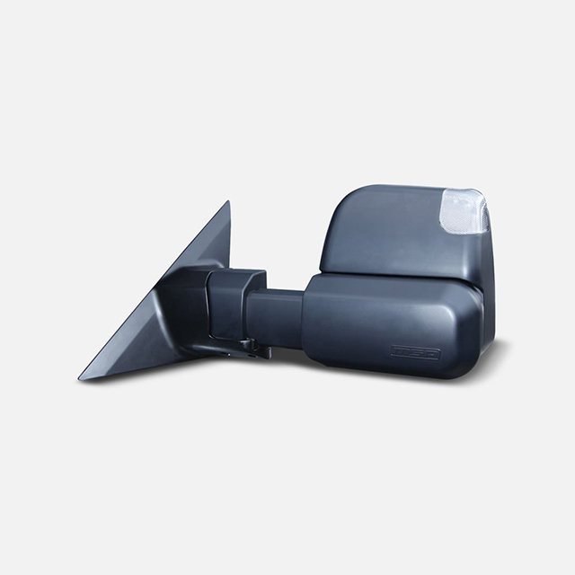 MSA 4x4 Towing Mirrors Suitable for Ford Ranger PY 06/2022 on Super Duty (Black, Electric, Heated, Blind Spot Monitoring, Camera Provision, Temp Sensor, Puddle Light, Power Fold) - TM2655